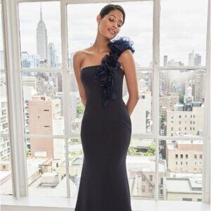 Morilee MGNY 73108 Navy Evening Gown